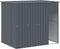 vidaXL - Hondenhok - met - ren - 214x1069x181 - cm - staal - antraciet