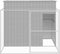 vidaXL - Hondenhok - met - ren - 214x253x181 - cm - staal - lichtgrijs