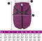 vidaXL - Hondenjas - met - harnas - waterdicht - reflecterend - paars - 5XL