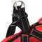 vidaXL - Hondenjas - met - harnas - waterdicht - reflecterend - rood - XL