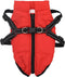 vidaXL - Hondenjas - met - harnas - waterdicht - reflecterend - rood - S