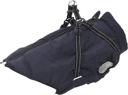 vidaXL - Hondenjas - met - harnas - waterdicht - reflecterend - marineblauw - 4XL