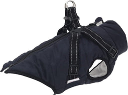 vidaXL - Hondenjas - met - harnas - waterdicht - reflecterend - marineblauw - XL