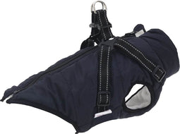 vidaXL - Hondenjas - met - harnas - waterdicht - reflecterend - marineblauw - 2XL