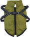 vidaXL - Hondenjas - met - harnas - waterdicht - reflecterend - legergroen - M