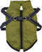 vidaXL - Hondenjas - met - harnas - waterdicht - reflecterend - legergroen - XL