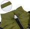 vidaXL - Hondenjas - met - harnas - waterdicht - reflecterend - legergroen - 2XL