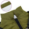 vidaXL - Hondenjas - met - harnas - waterdicht - reflecterend - legergroen - S