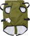 vidaXL - Hondenjas - met - harnas - waterdicht - reflecterend - legergroen - 4XL