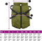 vidaXL - Hondenjas - met - harnas - waterdicht - reflecterend - legergroen - 5XL