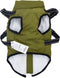 vidaXL - Hondenjas - met - harnas - waterdicht - reflecterend - legergroen - M
