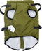 vidaXL - Hondenjas - met - harnas - waterdicht - reflecterend - legergroen - 5XL