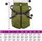 vidaXL - Hondenjas - met - harnas - waterdicht - reflecterend - legergroen - 4XL