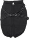 vidaXL - Hondenjas - met - harnas - waterdicht - reflecterend - zwart - 3XL