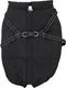 vidaXL - Hondenjas - met - harnas - waterdicht - reflecterend - zwart - 4XL