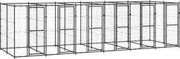 vidaXL - Hondenkennel - 14,52 - m² - staal