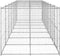 vidaXL - Hondenkennel - 16,94 - m² - gegalvaniseerd - staal