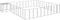 vidaXL - Hondenkennel - 19,36 - m² - staal - zilverkleurig