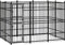 vidaXL - Hondenkennel - 3,69 - m² - staal