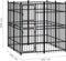 vidaXL - Hondenkennel - 3,69 - m² - staal