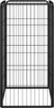 vidaXL - Hondenkennel - 4 - panelen - 50 - x - 100 - cm - gepoedercoat - staal - zwart