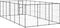vidaXL - Hondenkennel - 50,82 - m² - gegalvaniseerd - staal