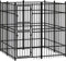vidaXL - Hondenkennel - 9,22 - m² - staal