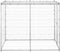vidaXL - Hondenkennel - buiten - met - dak - 110x220x180 - cm - gegalvaniseerd - staal