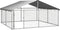 vidaXL - Hondenkennel - met - dak - 300x300x150 - cm