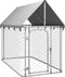vidaXL - Hondenkennel - met - dak - 300x300x150 - cm
