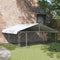vidaXL - Hondenkennel - met - dak - 300x300x150 - cm