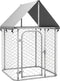 vidaXL - Hondenkennel - met - dak - 300x300x150 - cm