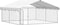 vidaXL - Hondenkennel - met - dak - 300x300x150 - cm