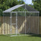 vidaXL - Hondenkennel - met - dak - 3x1,5x2,5 - m - gegalvaniseerd - staal - zilver