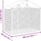 vidaXL - Hondenkennel - met - dak - 3x1,5x2,5 - m - gegalvaniseerd - staal - zilver