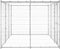 vidaXL - Hondenkennel - met - dak - 7,26 - m² - gegalvaniseerd - staal