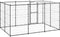 vidaXL - Hondenkennel - met - dak - 7,26 - m² - gegalvaniseerd - staal