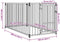 vidaXL - Hondenkennel - voor - buiten - 100x200x100 - cm