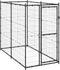 vidaXL - Hondenkennel - voor - buiten - 110x220x180 - cm - staal