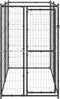 vidaXL - Hondenkennel - voor - buiten - 110x220x180 - cm - staal