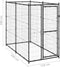 vidaXL - Hondenkennel - voor - buiten - 110x220x180 - cm - staal