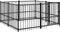 vidaXL - Hondenkennel - voor - buiten - 13,14 - m² - staal