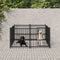 vidaXL - Hondenkennel - voor - buiten - 13,14 - m² - staal