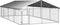 vidaXL - Hondenkennel - voor - buiten - met - dak - 100x100x150 - cm