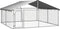 vidaXL - Hondenkennel - voor - buiten - met - dak - 100x100x150 - cm