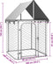 vidaXL - Hondenkennel - voor - buiten - met - dak - 100x100x150 - cm