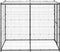 vidaXL - Hondenkennel - voor - buiten - met - dak - 110x220x180 - cm - staal