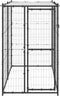 vidaXL - Hondenkennel - voor - buiten - met - dak - 110x220x180 - cm - staal