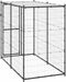 vidaXL - Hondenkennel - voor - buiten - met - dak - 110x220x180 - cm - staal
