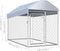 vidaXL - Hondenkennel - voor - buiten - met - dak - 200x100x125 - cm